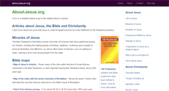 Desktop Screenshot of about-jesus.org