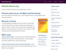 Tablet Screenshot of about-jesus.org